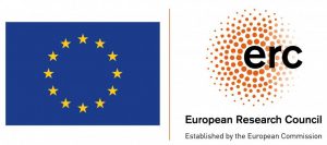 Logo of ERC and EU flag